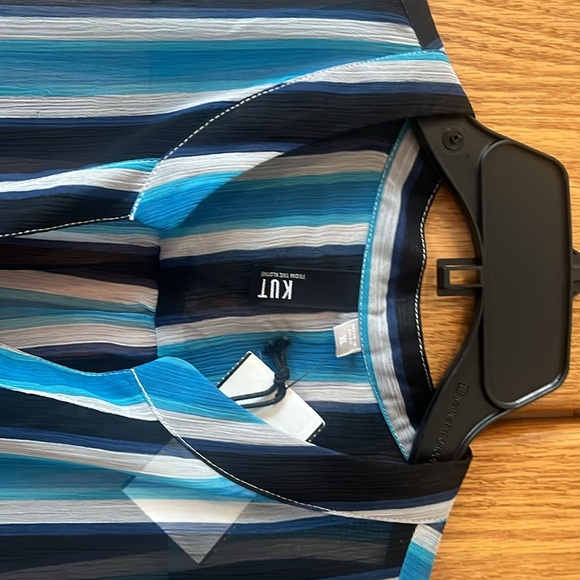 Kut From the Kloth sheer striped blouse - Picture 10 of 13